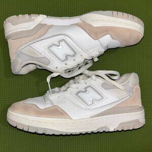 New Balance 550 White Grey Women Size 6.5